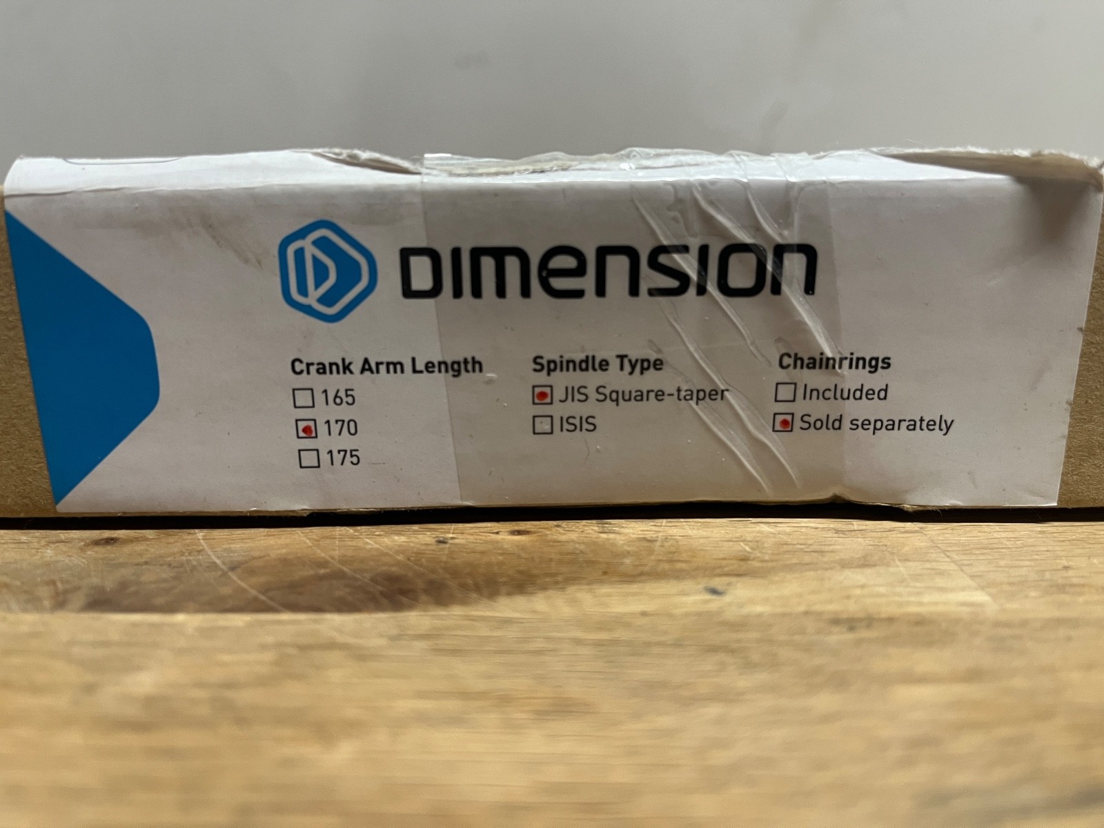 Dimension Cross Crank/Cranks/Crankset – 170mm – 110/74 BCD – Andel RSC6