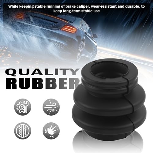 4PCS Brake Caliper Pins Bushing Kit Rubber,Dust Resistant Brake Caliper