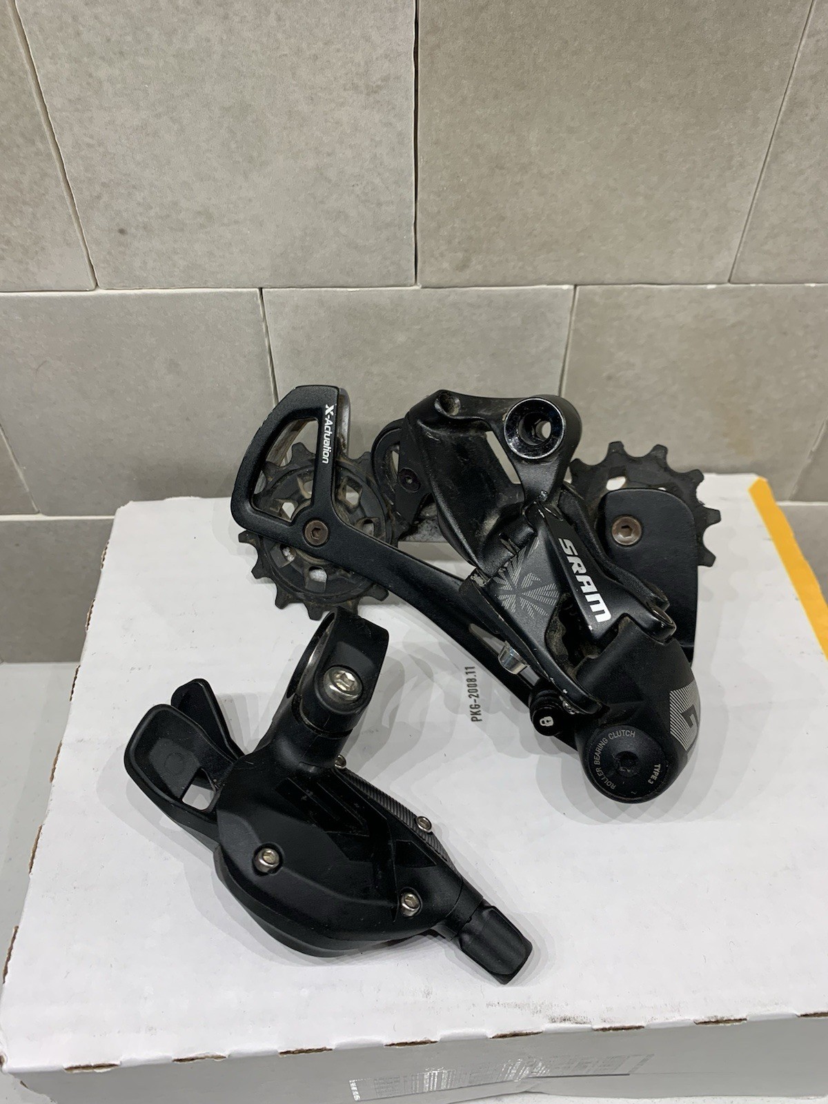 SRAM GX Eagle 12s Rear Derailleur Long Cage + SX Trigger Shifter Set Black