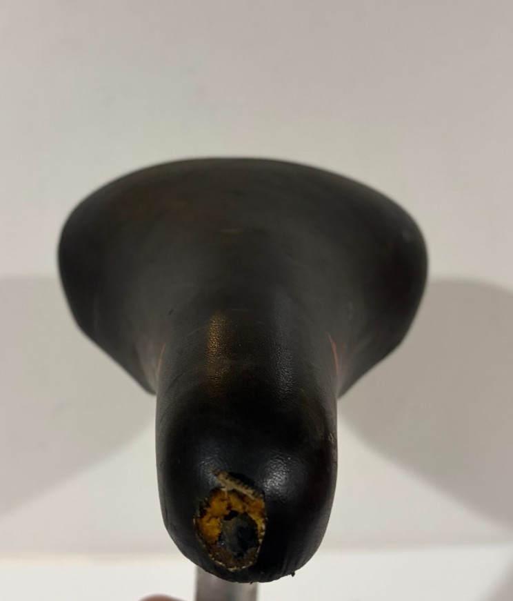 Vintage Specialized Bicycle Seat Saddle Black with Post See Description