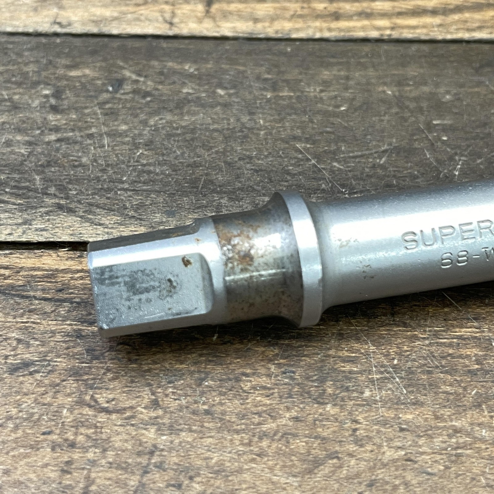 Vintage Suntour Superbe Bottom Bracket Spindle 68-W 113mm JIS 68mm Steel 80s