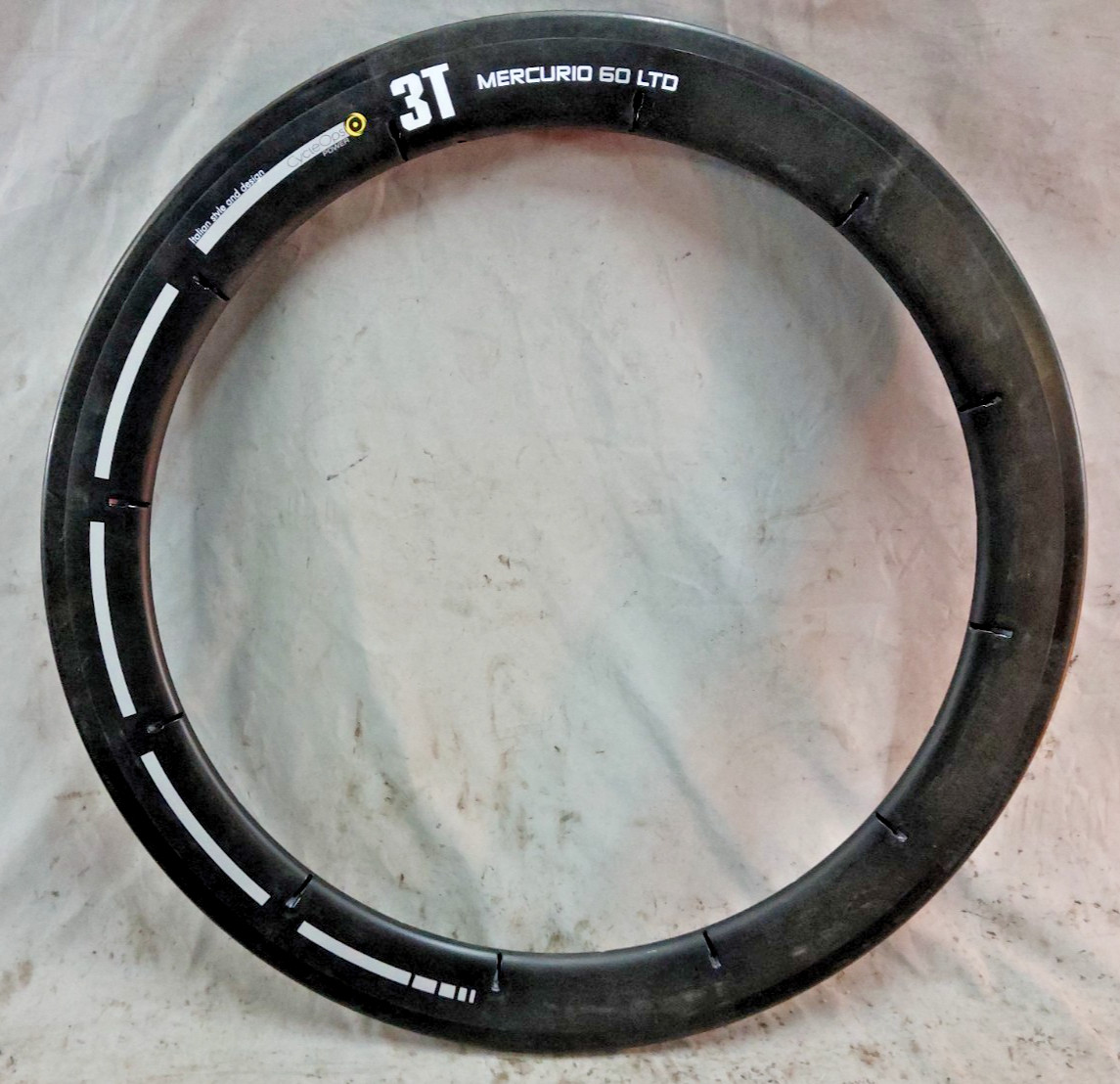 2020 3T Mercurio 60 LTD Tubular Carbon Tri Racing Bike Rim 700c 622ISO 24S Road~