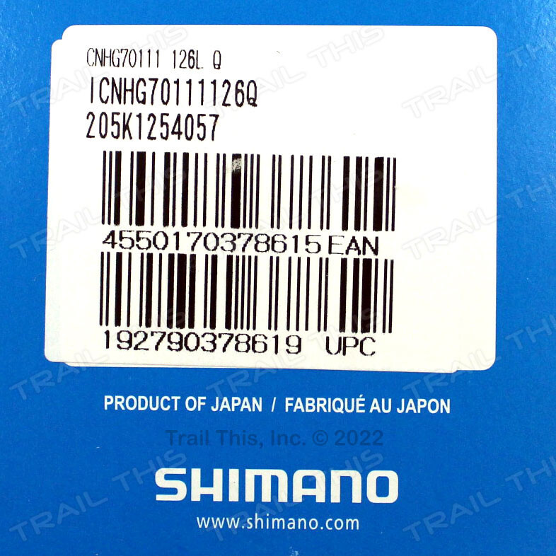 Shimano CN-HG701 11-Speed 126L Ultegra Deore XT Bike Chain Quick-Link 126-Links