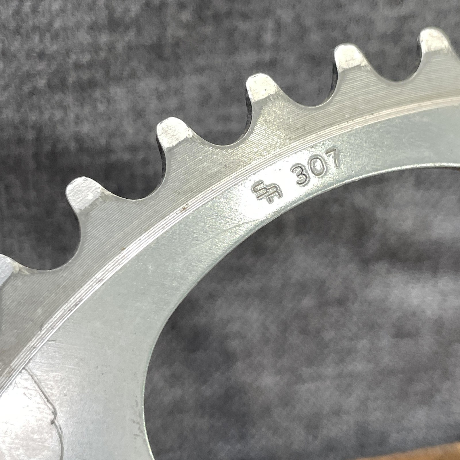 Vintage SR 50T Chainring 110 BCD 5-Arm Silver Road MTB Bike SR 307 50 Tooth