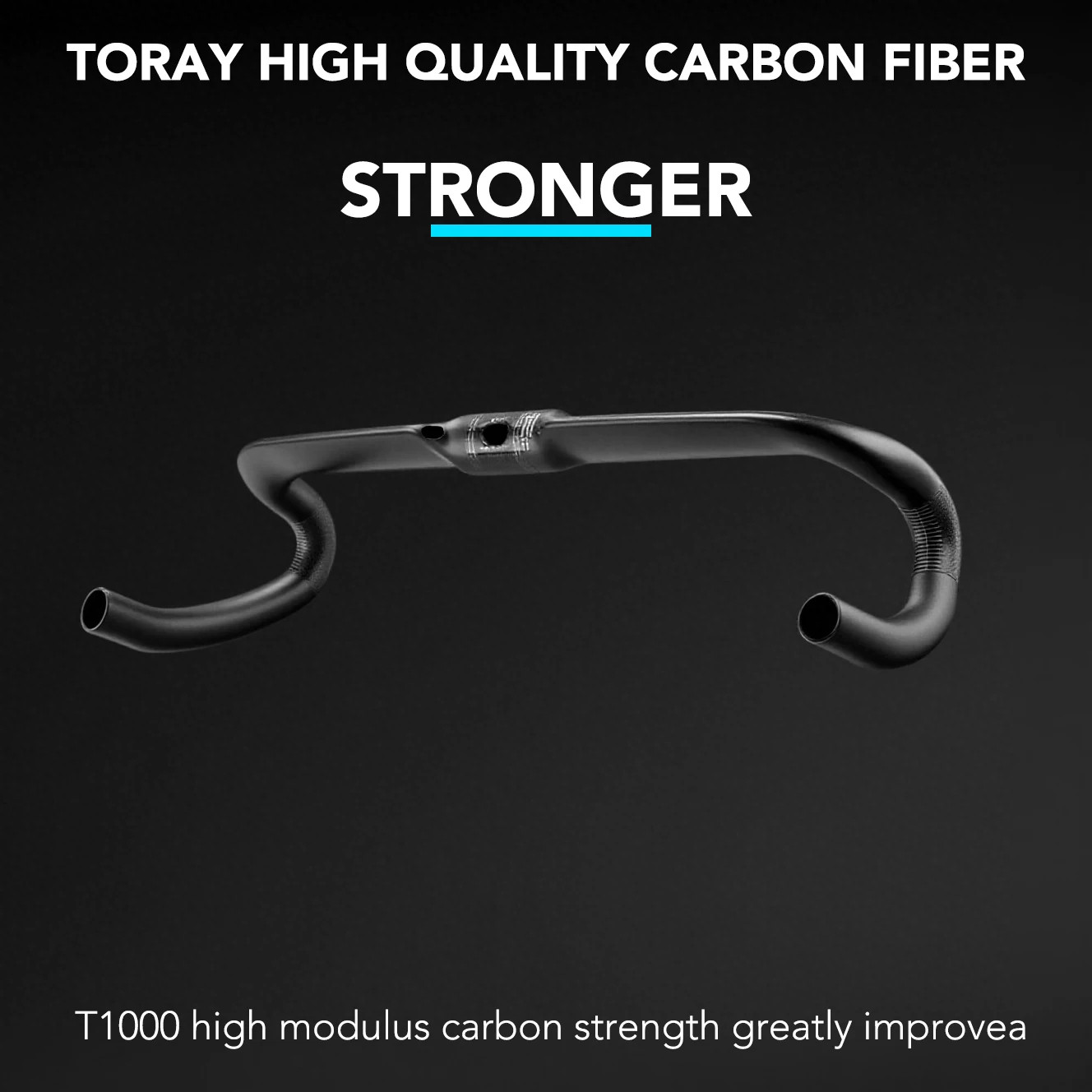 Road Bike Carbon Internal Cables Handlebar 31.8mm Diameter 78mm Reach Drop Bar