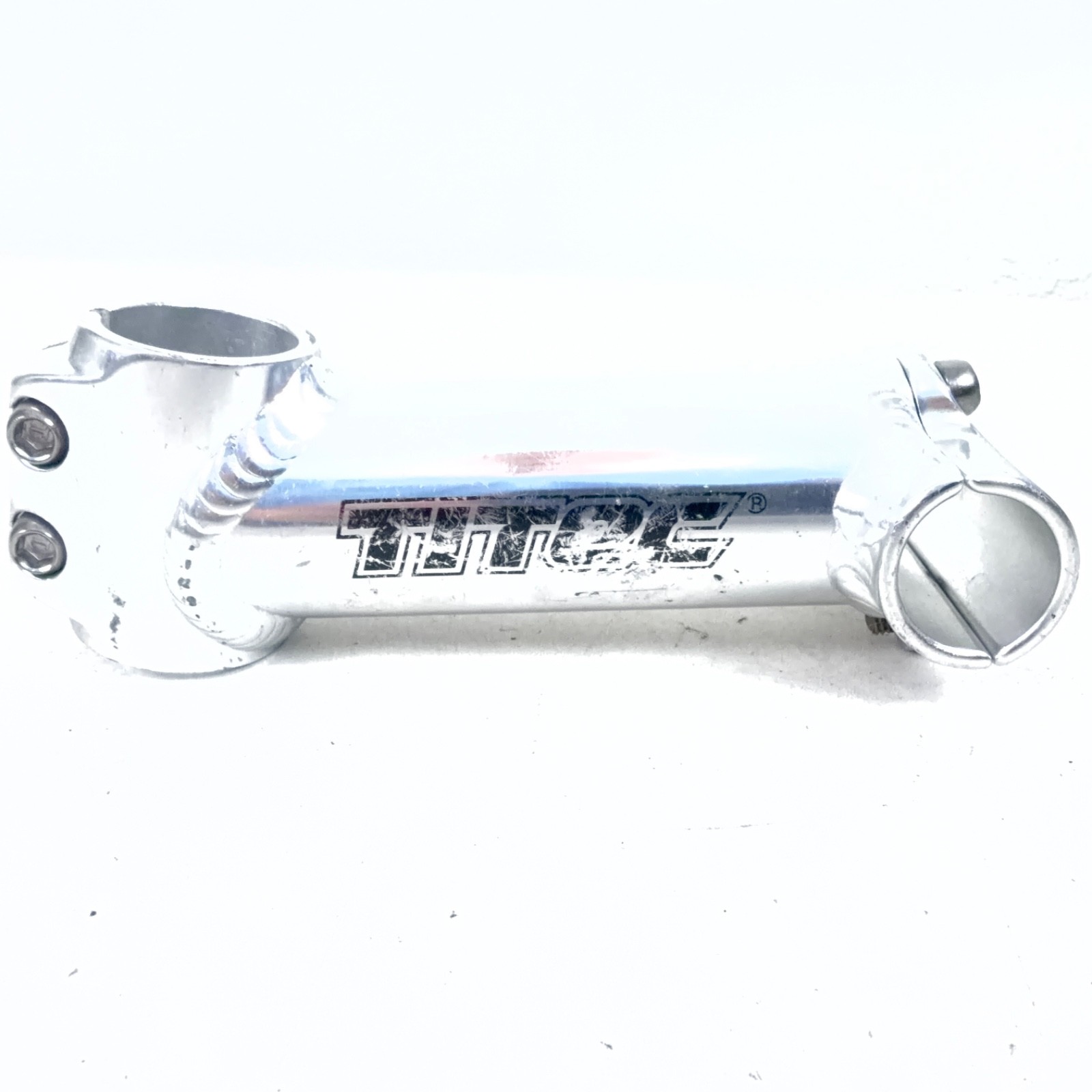 Vintage Titec Stem 1 1/8 in Threadless 25.4 mm MTB 120 mm 2 Bolt Silver 90s