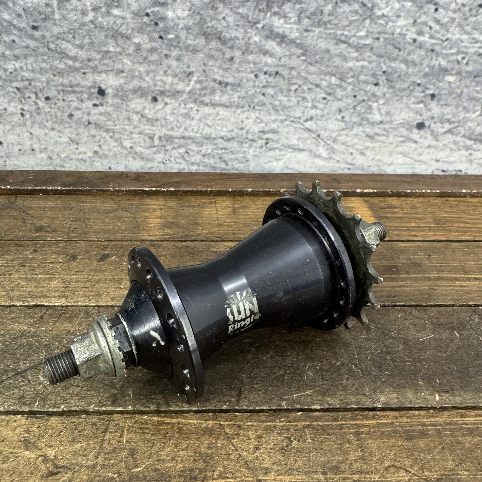 Sun Ringle Rear Atilla The Hub 36H BMX 120mm Nutted Single Speed Black Alloy BMX