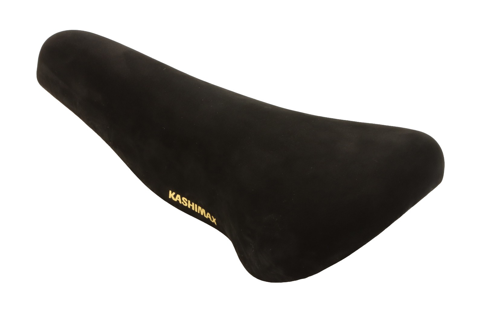 Kashimax KX-4A Saddle Steel Rails Black Suede Leather Padded NOS NEW
