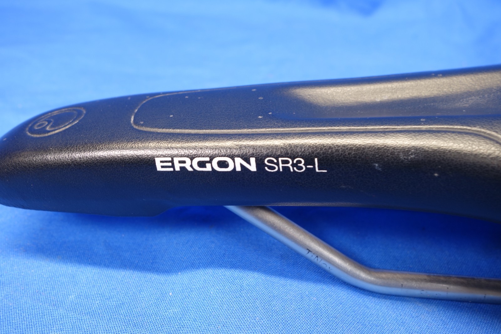 Ergon SR3-L 155mm Width Bike Saddle, Bicycle Seat, TiNox Rails
