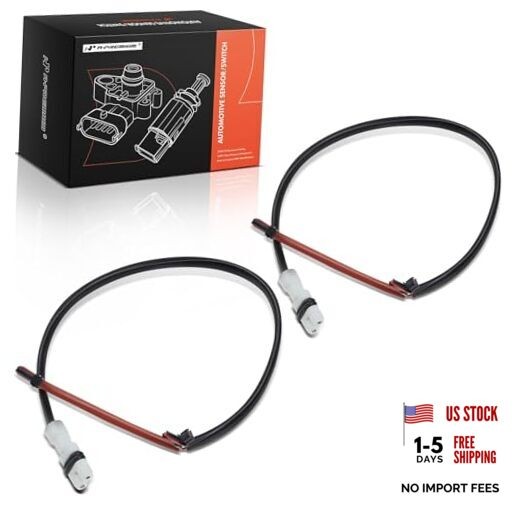 Front and Rear Disc Brake Pad Wear Sensors Compatible with Porsche 911 1999