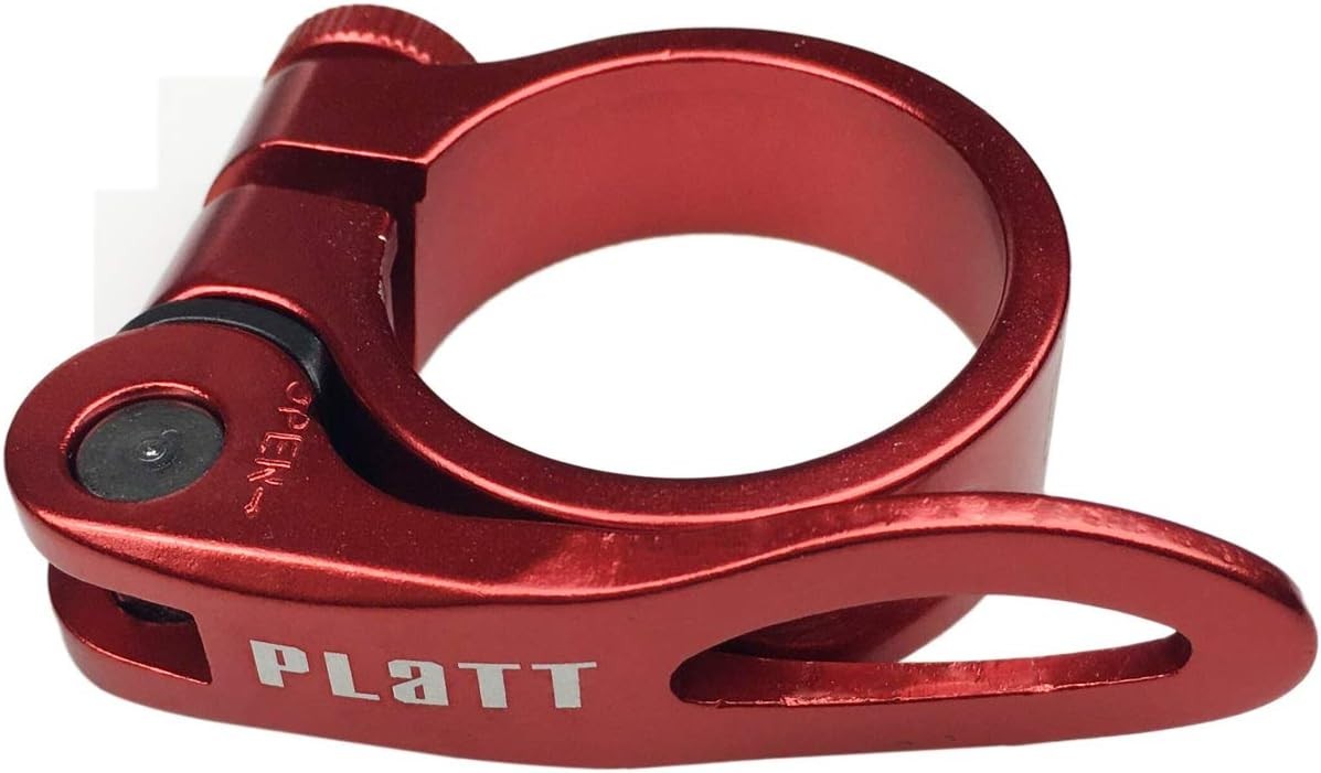Durable Quick Release Bicycle Seat Clamp, Lightweight 31.8mm Alloy Design