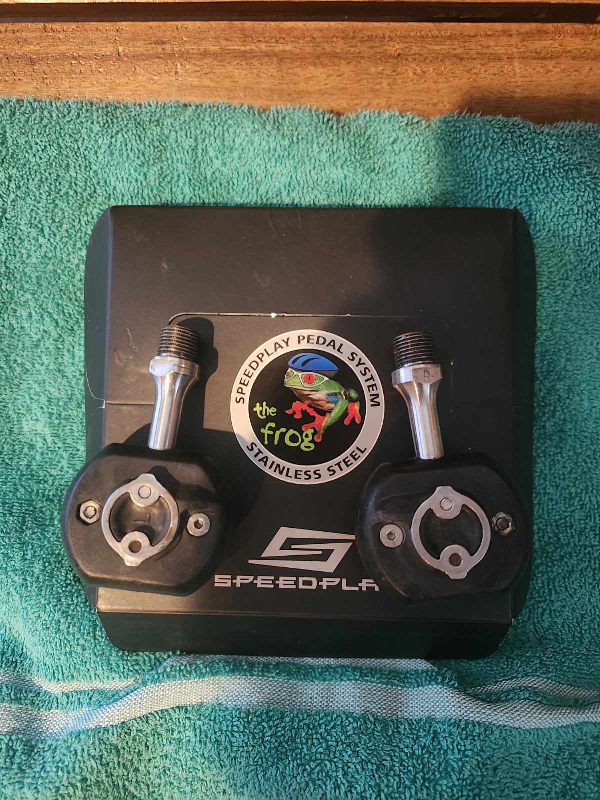 Speedplay Frog Clipless Pedals Stainless Steel With Cleats. Used