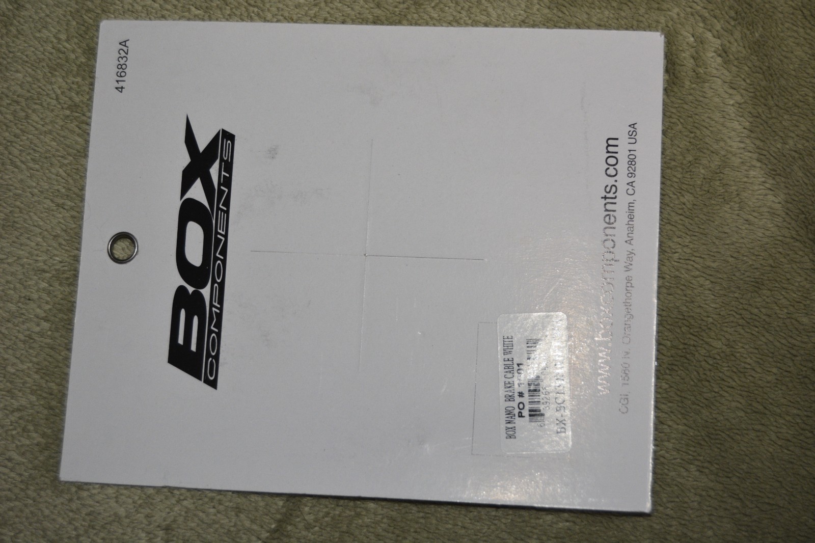 Box Components BMX MTB ROAD Nano Brake Cable White Sleeve Coated Slick Like Gore