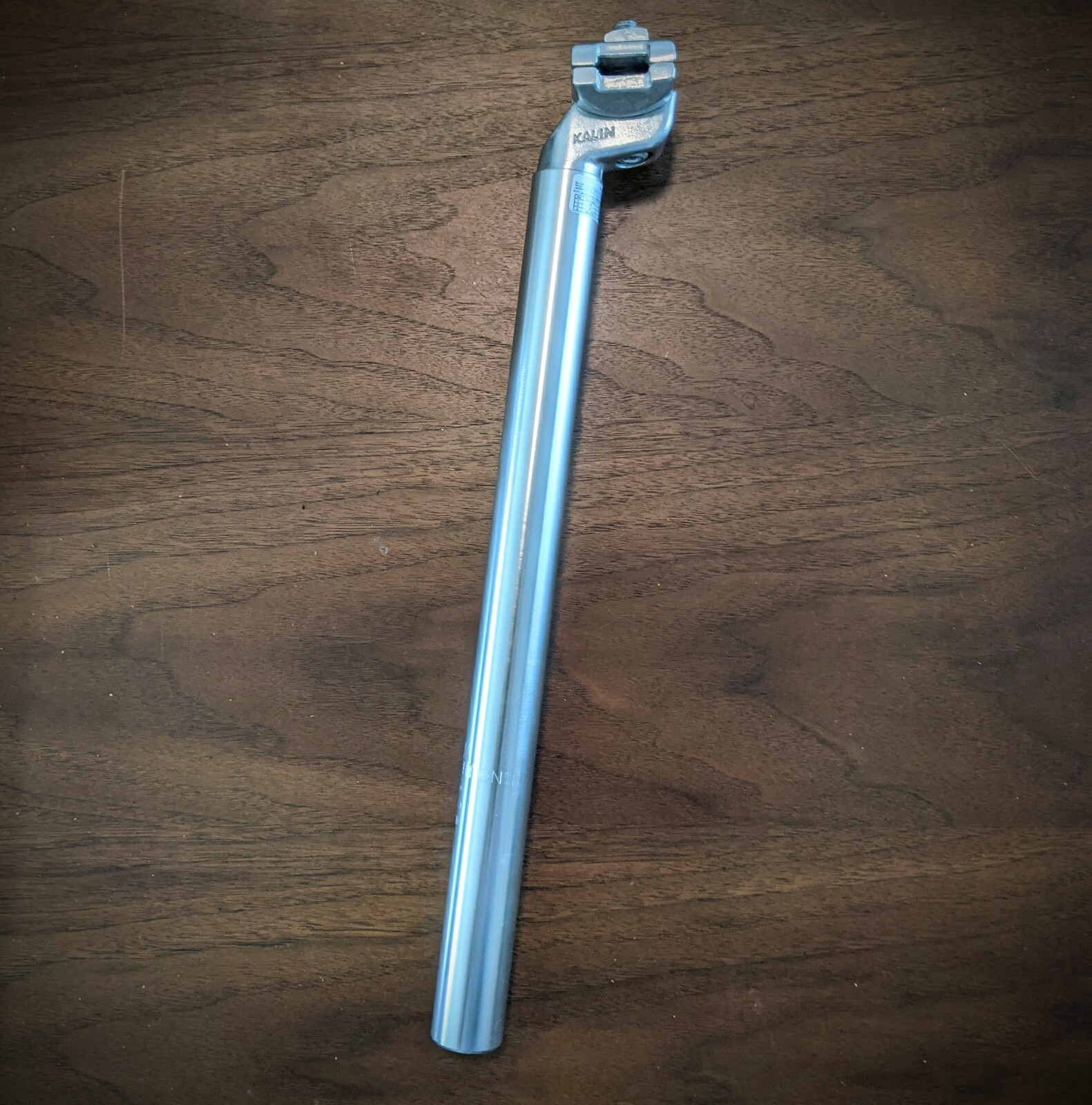 ALLOY SILVER ALUMINUM BICYCLE SEATPOST HL BIKE POST 350MM – FREE USA SHIPPING