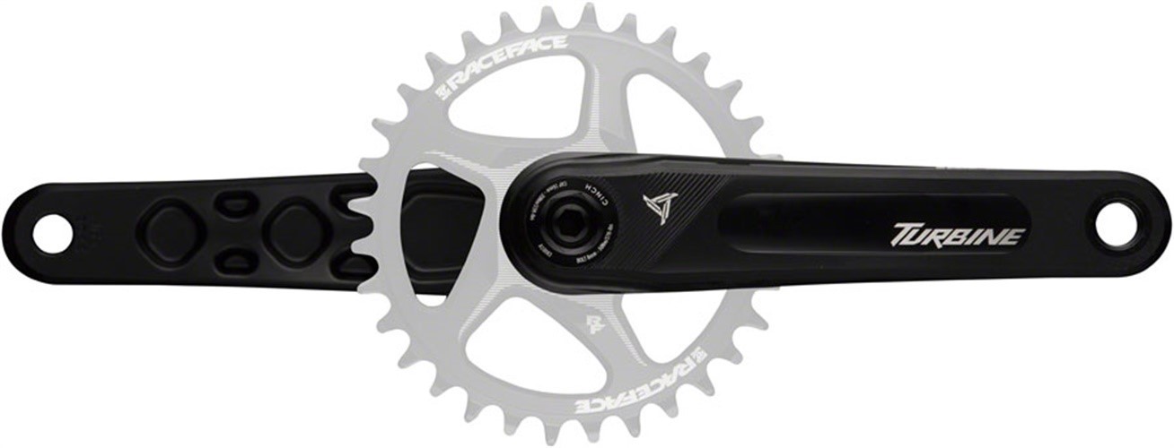 RaceFace Turbine Crankset – 165mm, Direct Mount, 136mm Spindle with CINCH Interf