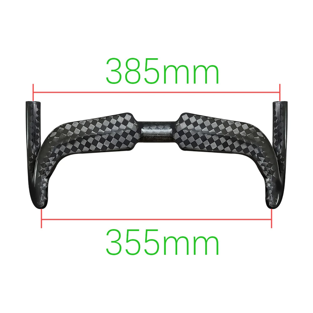 Professional Carbon Fiber Track Fixed Ratio Racing Bike Handlebar 31.8mm