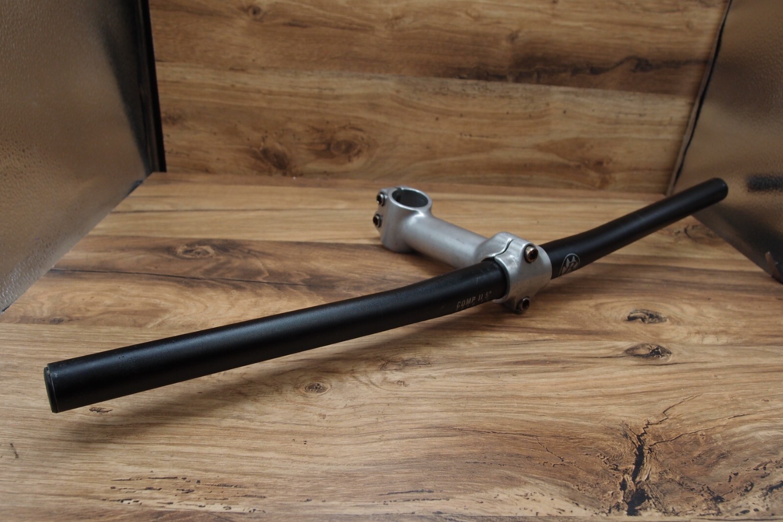 MTB flat handlebar Bontrager Comp II + ahead stem 1 1/8 in