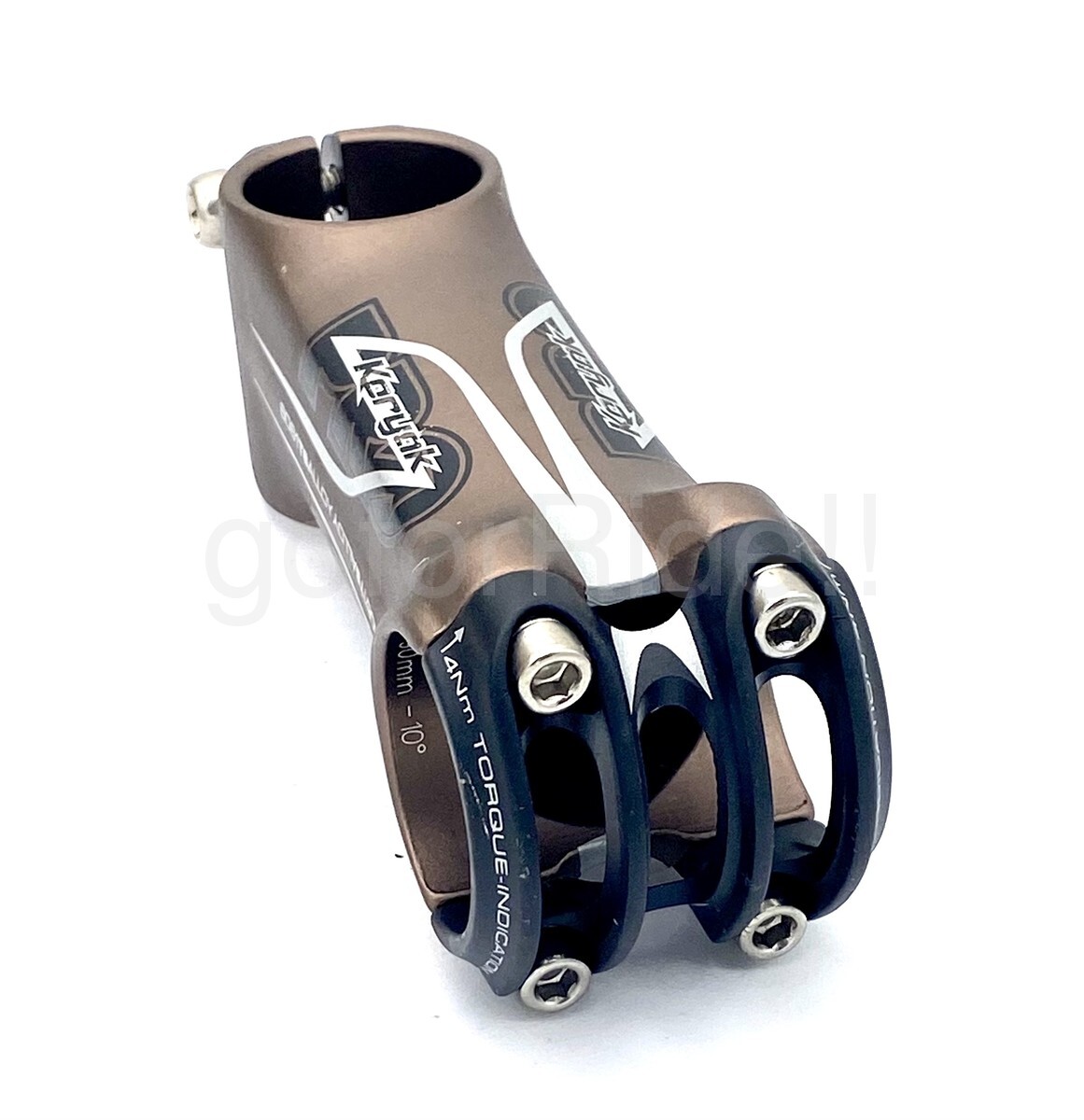 New Shimano PRO KORYAK Bike Stem,1-1/8″,+/- 10 Degree, 31.8x110mm,Brown/Black