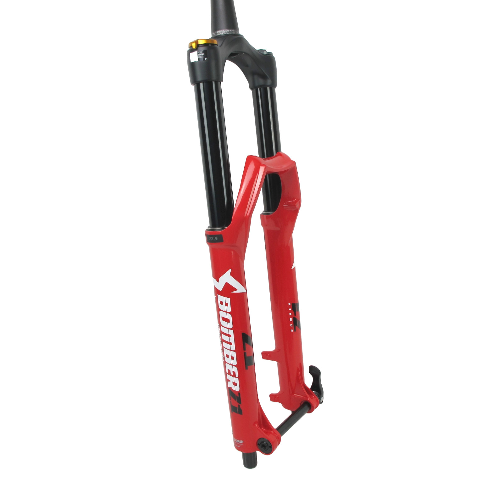 27.5″ Marzocchi Bomber Z1 180mm 15x110mm 44mm GRIP RED MTB Fork $729 MSRP