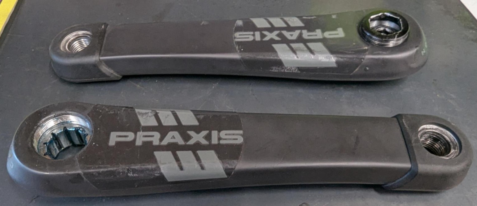 Praxis E-bike Crank Arms Carbon 175mm