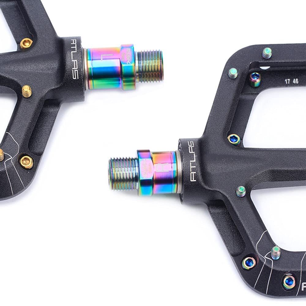 Titanium Alloy Bike Pedal Extenders 16/20mm for 9/16″ Threaded Pedals