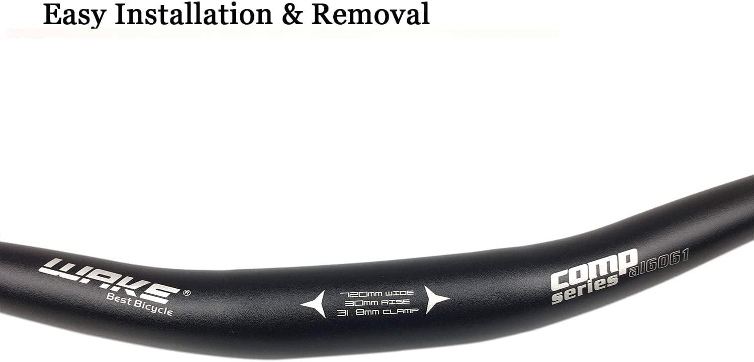 Ergonomic Aluminum Alloy 31.8mm MTB Handlebar – Lightweight 720/780mm Design