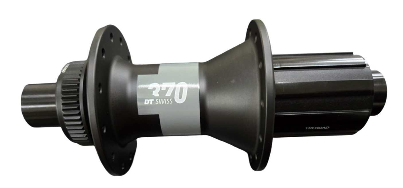 DT Swiss 370 Rear hub 24H Centerlock Disc brake 11S Road Ratchet LN 12mm 142mm