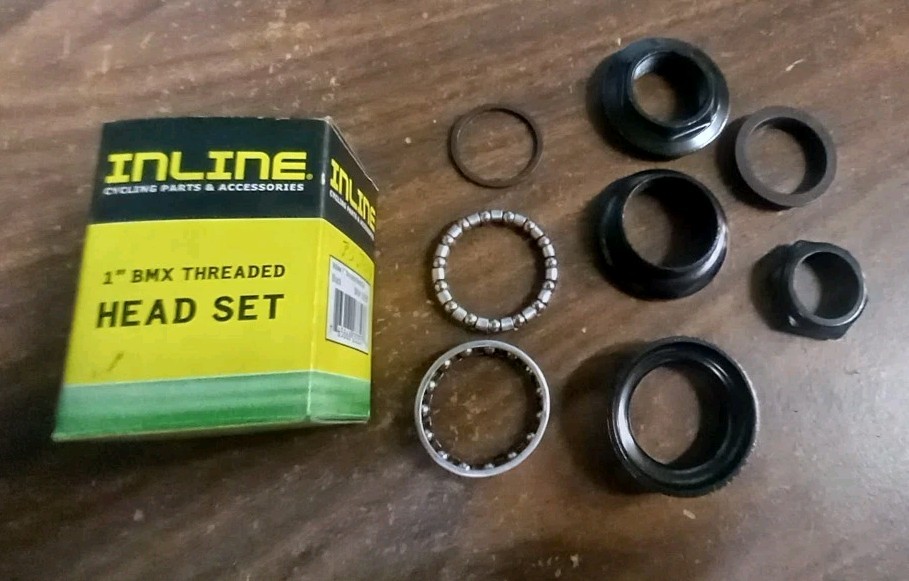 Inline 1″ Threaded Bmx Head Set Brand New