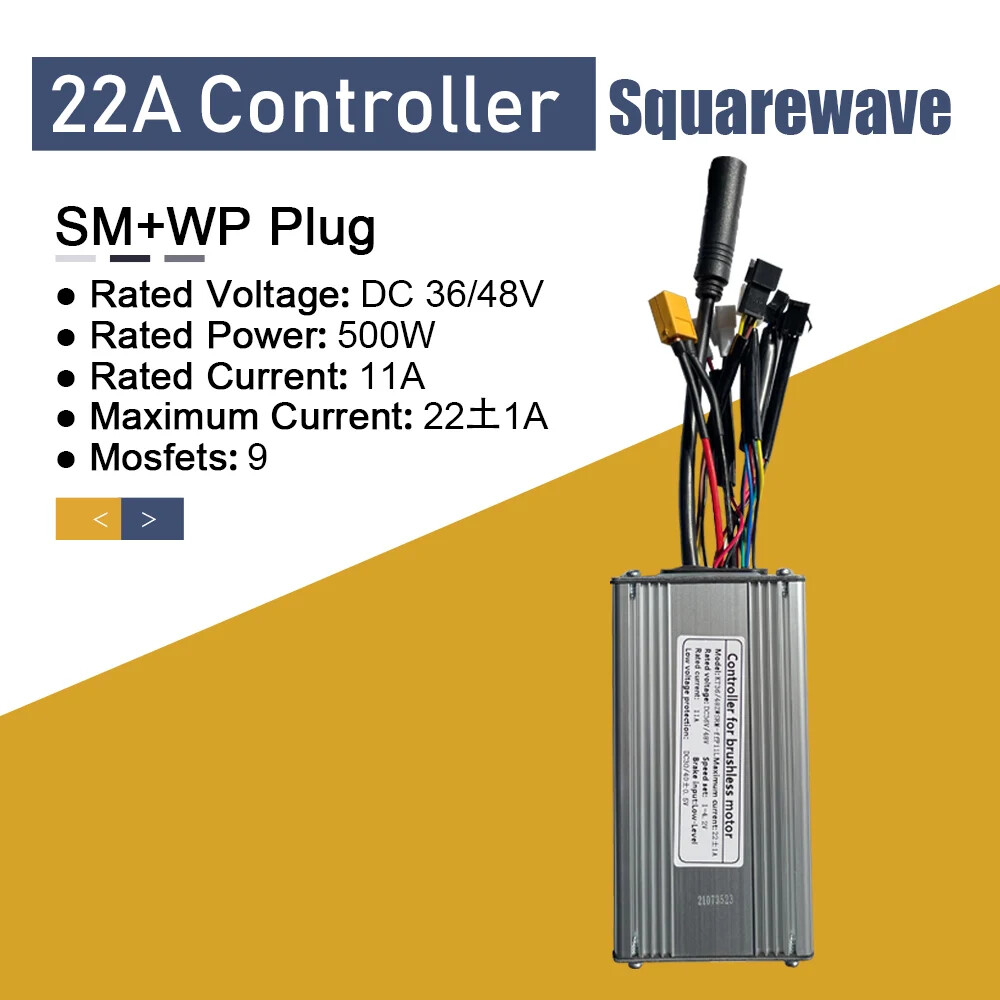 E-Bike 15A 17A 22A 25A 30A 35A 50A Square Sine Wave Controller Conversion Kit