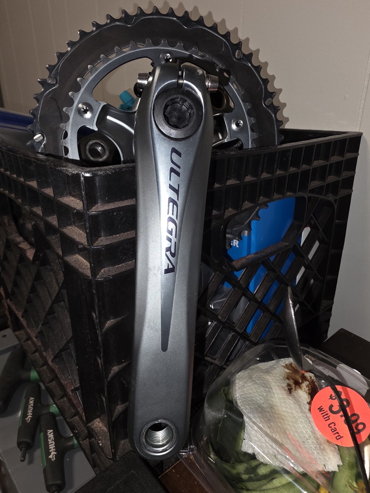 Shimano Ultegra FC-6700 170mm Double 10-Speed Road Bike Crankset Gray
