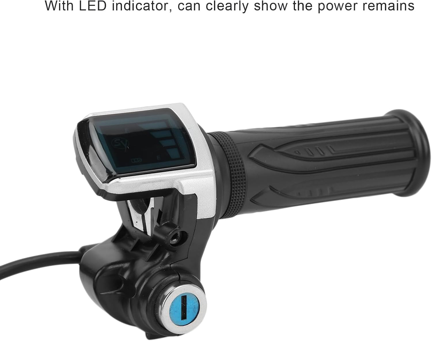 48V Half Twist Throttle, Ebike Throttle, Electric Bike Throttle with LED Display