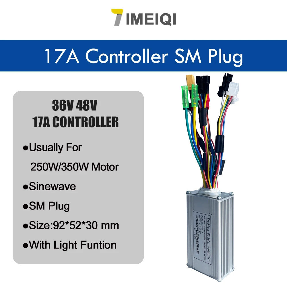Three-Mode Sine Wave Controller 36V 48V 17/26/30/40A with LCD S866 S966 Display