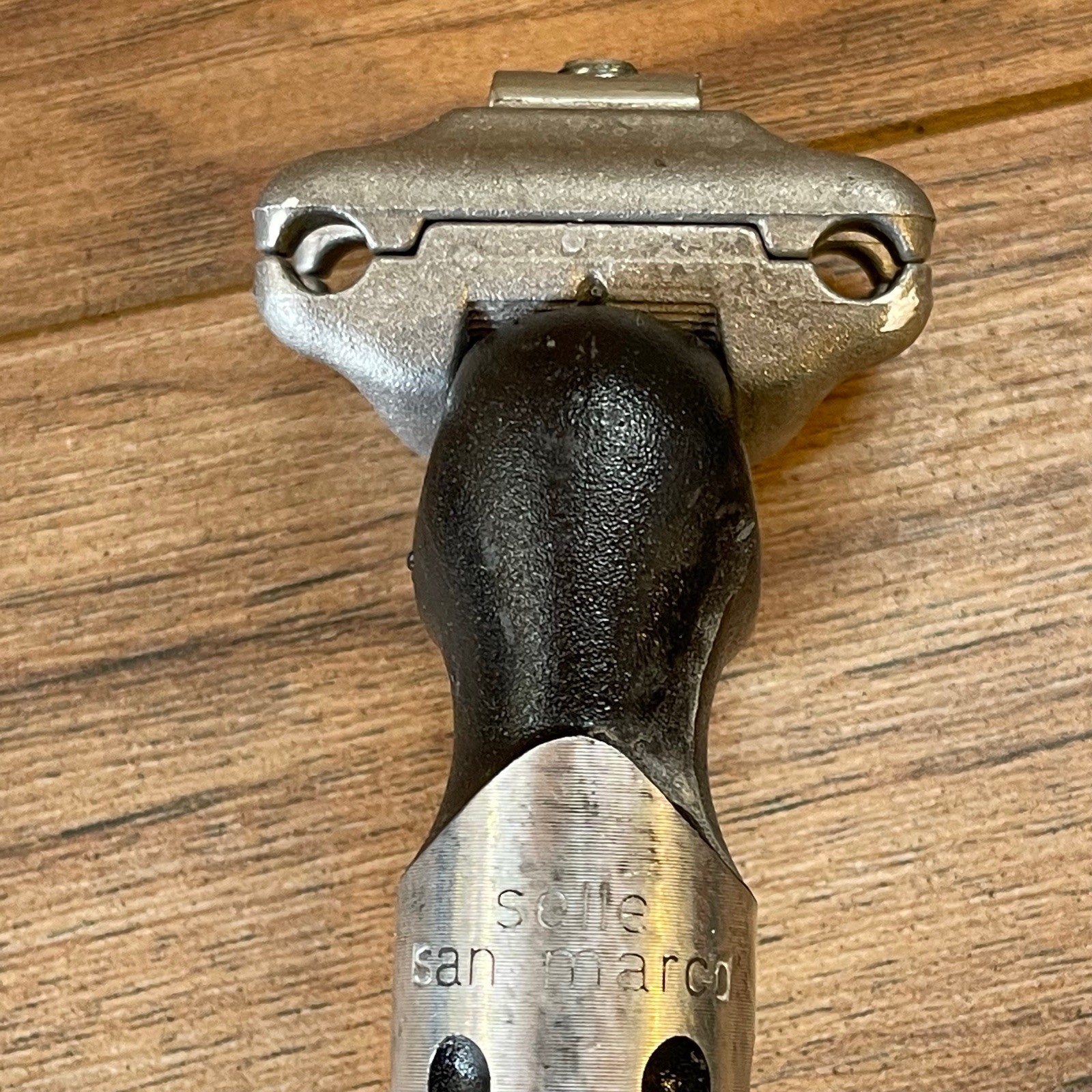 Vintage Selle San Marco Fluted Seatpost 27.2 220 Black Forged Head Eroica