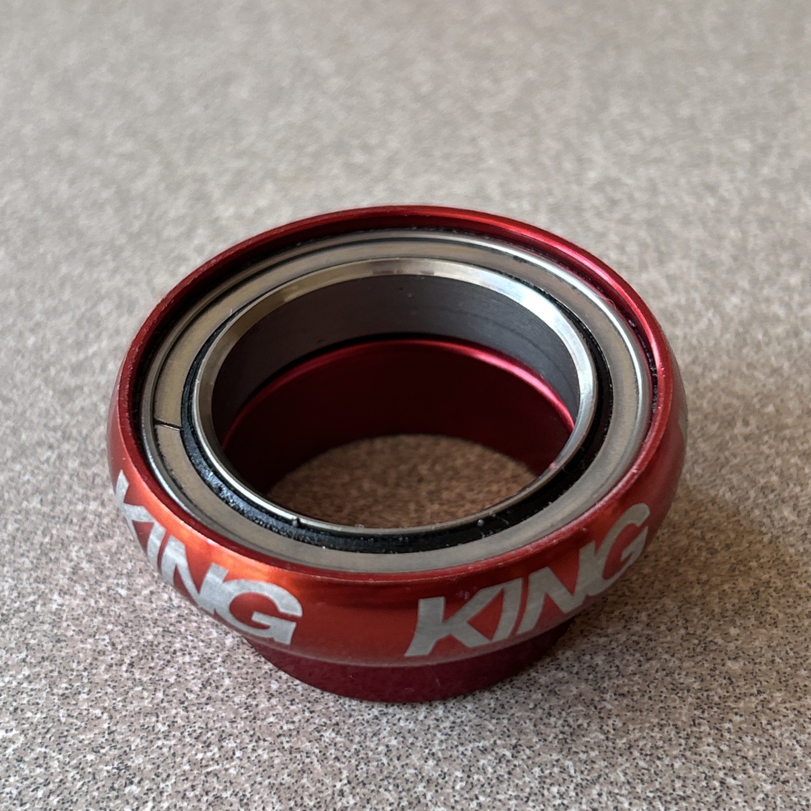 1 inch Chris King threadless Headset anodized red