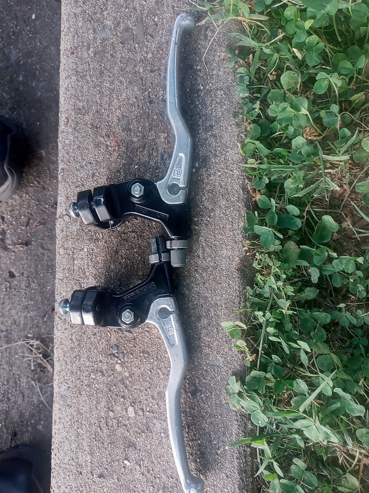 Rare VIntage 284 Dia Compe Brake Lever Set Puzzle Aerial Clamp MTB BMX