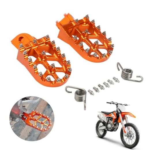 Motorcycle Foot Pegs Footpegs Footrests Foot Pedals Rests CNC for SX XC EXC
