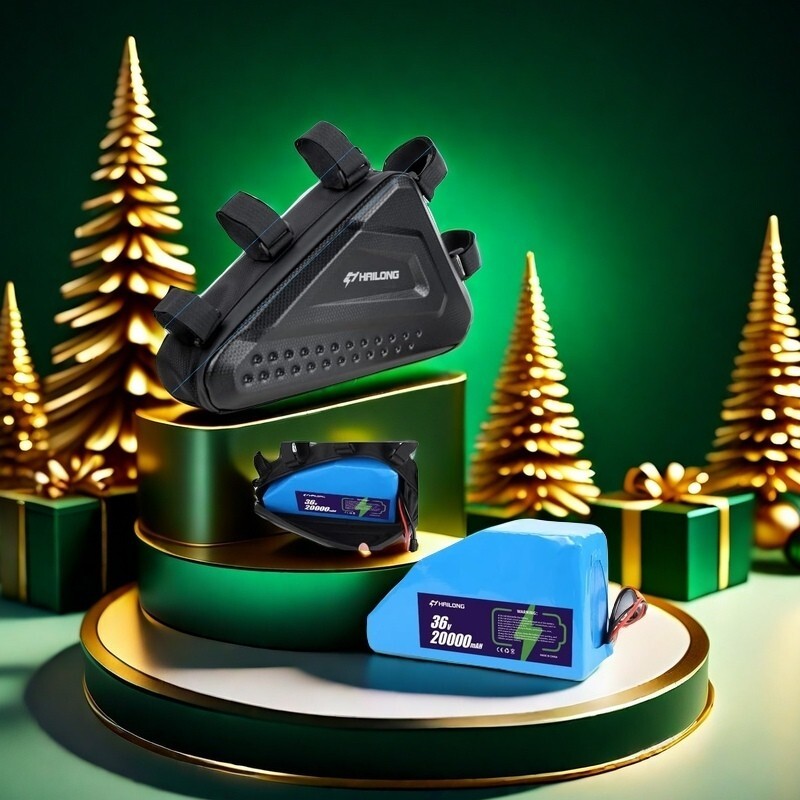 H HAILONG 36V 48V 52V Battery BMS 10AH 15AH 20AH Battery & Charger & Bag