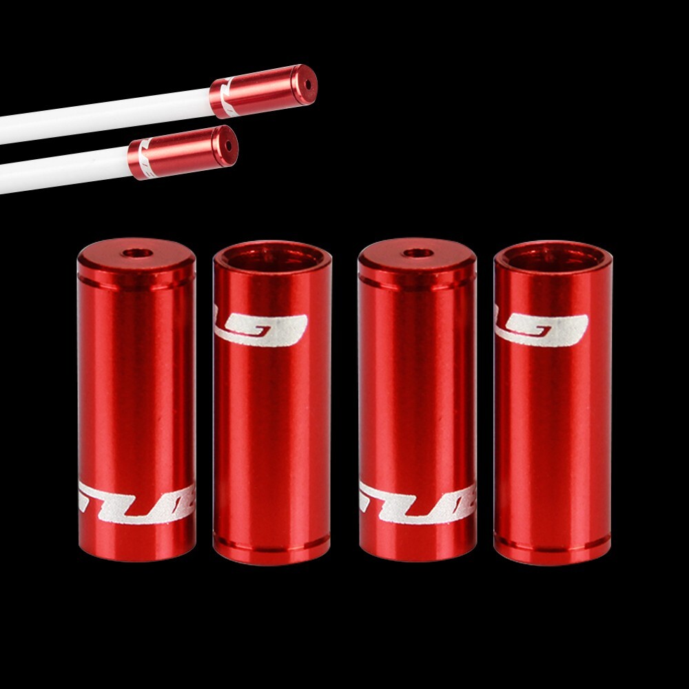 GUB Bicycle Brake Shifter Cable Ferrules 4mm 5mm Jagwire Cable Ends 12 pc Set
