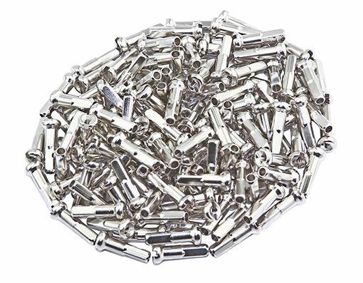 Bike Spokes Nipples/16mm 14g Chrome Box of 144. Bike parts,Bicycle parts.