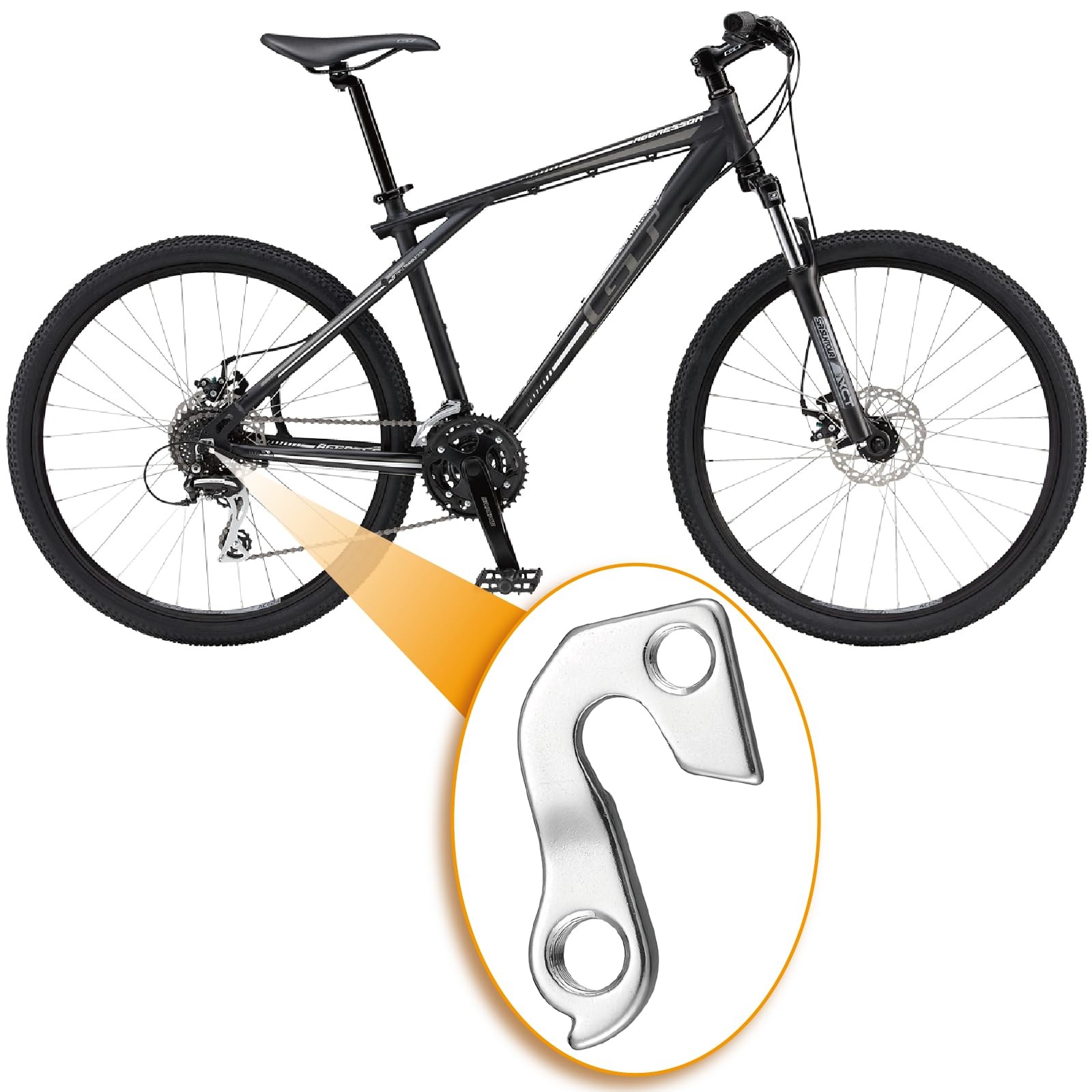Bike Derailleur Hanger for GT, Aggressor, Avalanche, Standard, Sliver 1pcs