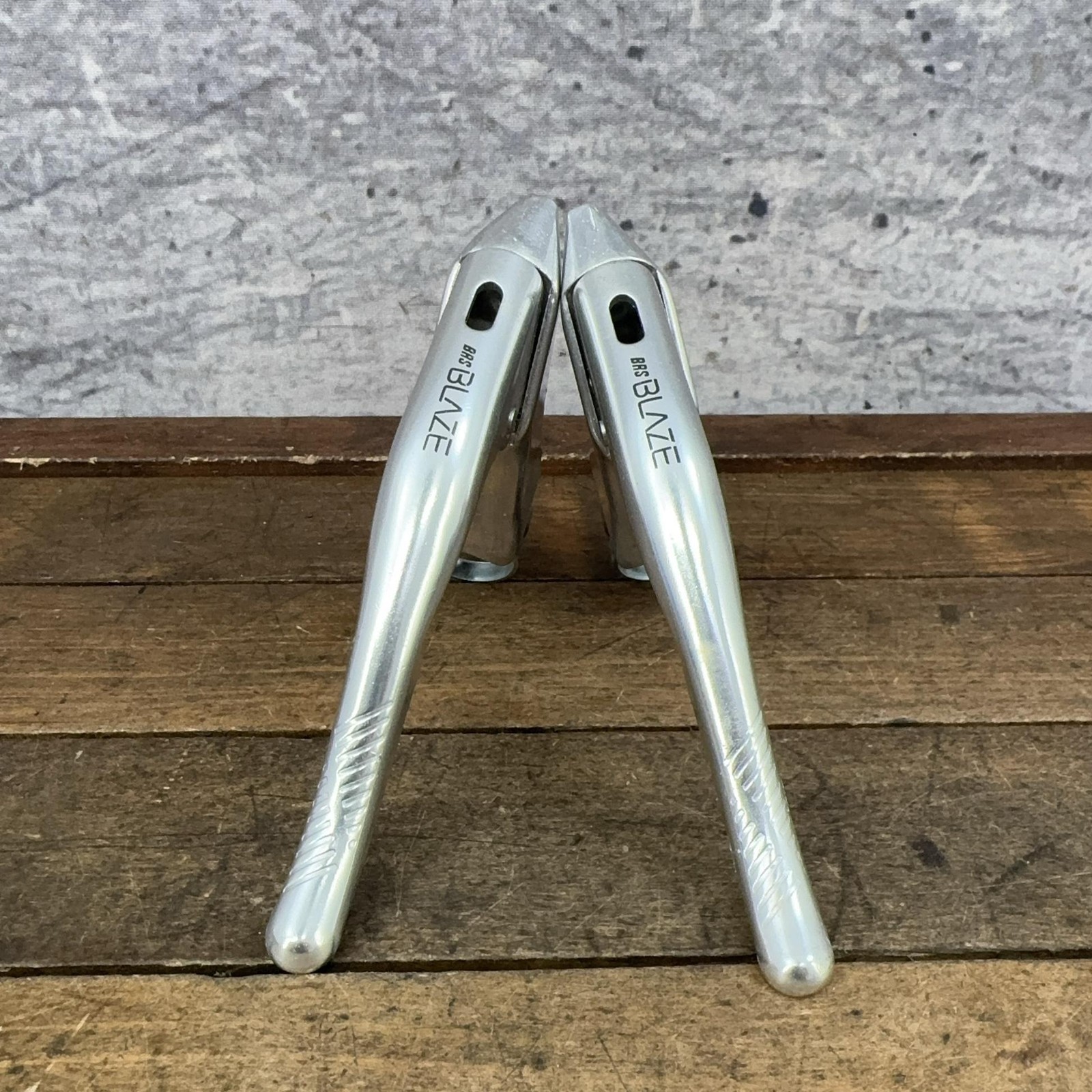 Vintage Shimano BRS Blaze Brake Lever Set NOS Aero Drop Bar Silver 23.8