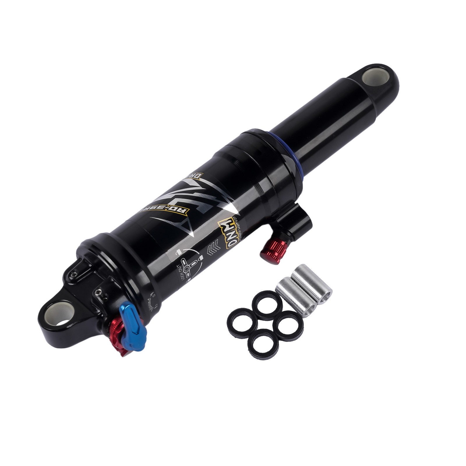 Mountain Bike Bicycle Air Suspension Rear Shock 165/190/200mm w/ 3-Step Lockout