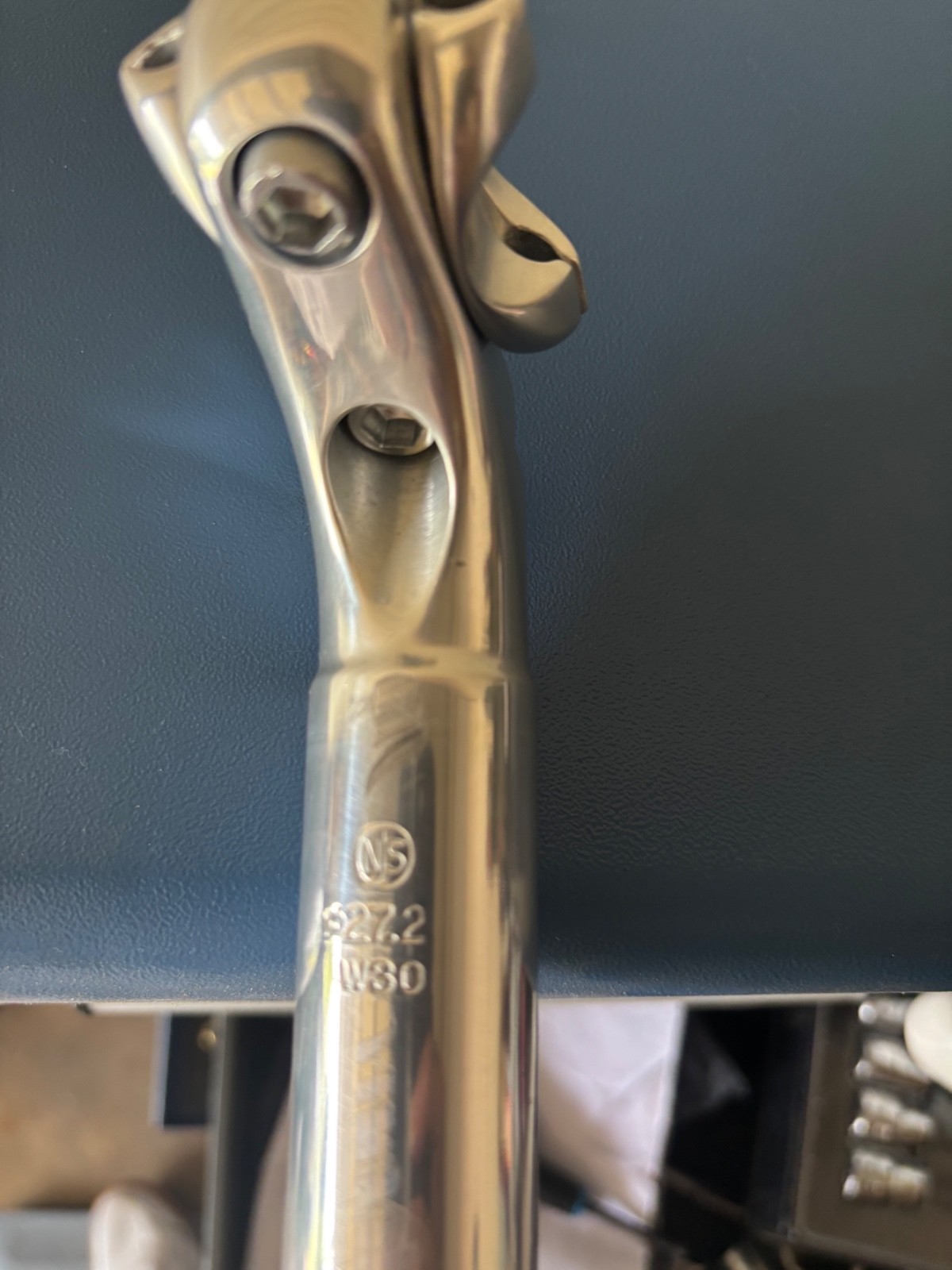 Nitto Jaguar NJ SP72 NJS Seatpost 27.2mm/30mm Rail Width/210mm Made in Japan