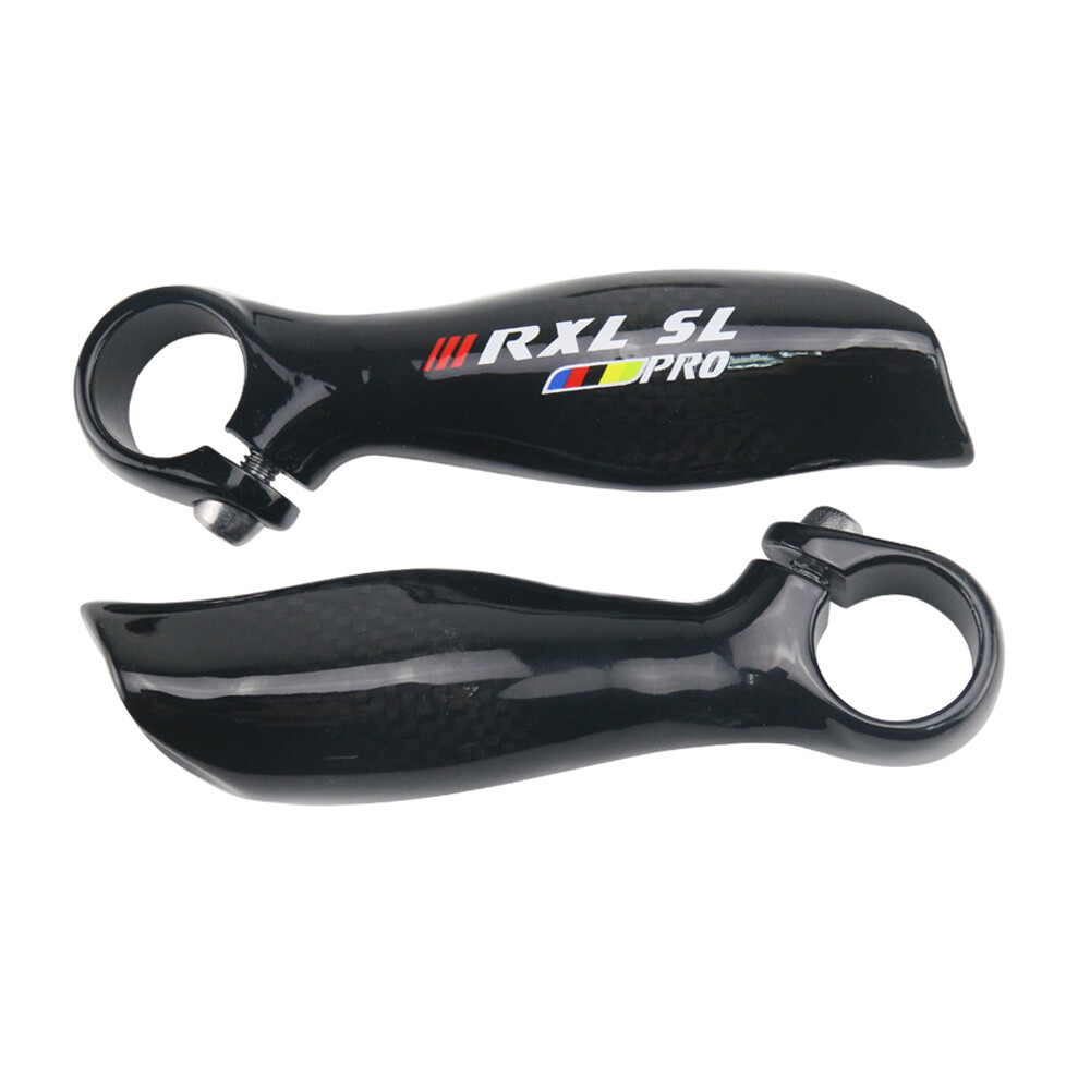 Mtb Carbon Bike Bar Ends 22.2mm Ultralight Glossy Small Auxiliary Handlebar Horn