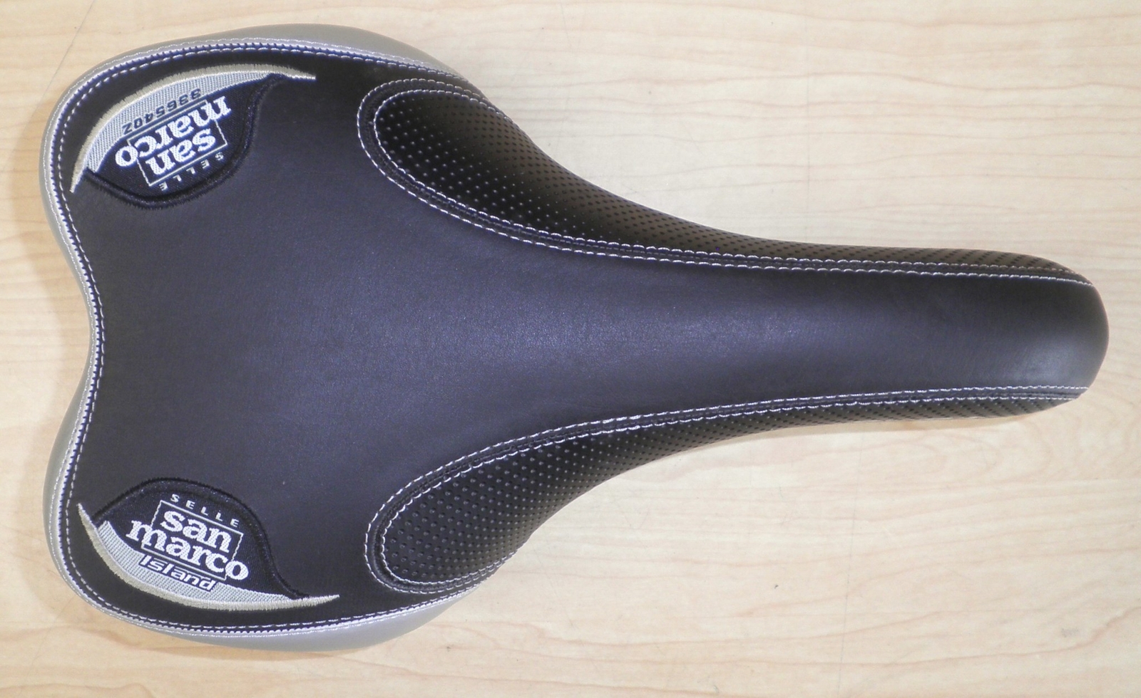SELLE SAN MARCO ISLAND BLACK/GREY BICYCLE SEAT/SADDLE BIKE PARTS 511