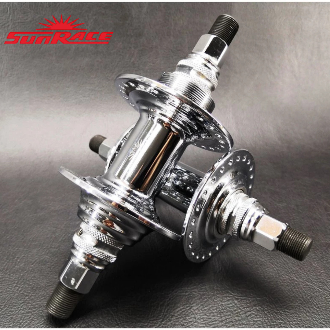 BMX NOS CHROME HUB 48 HOLES SUNRACE OLD SCHOOL CP 14MM CR-MO AXLE – DHL