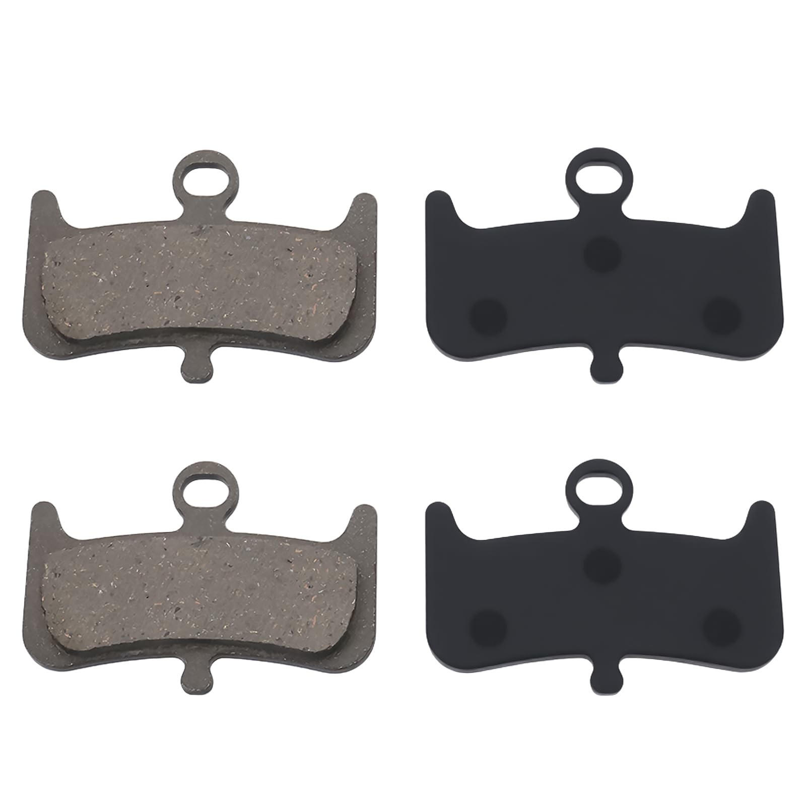 2 Pair Resin Sintered Metal Brake Pads Compatible with Hayes Dominion A4