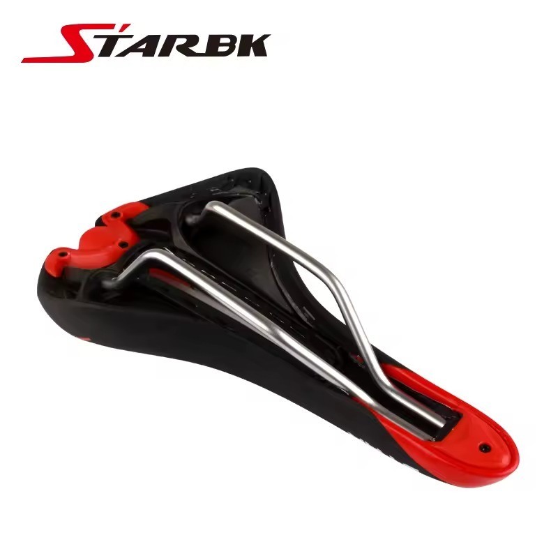 Bicycle Saddle Skidproof Bike Seat Cushion Bicycle Parts Road Mountain bike, Red