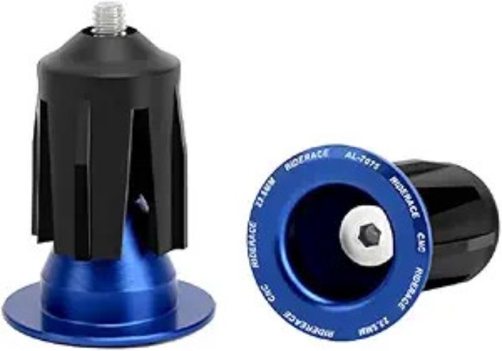 Bicycle Handlebar Plugs or Mountain Bikes, Road Bikes, and Fixed- Style: Blue
