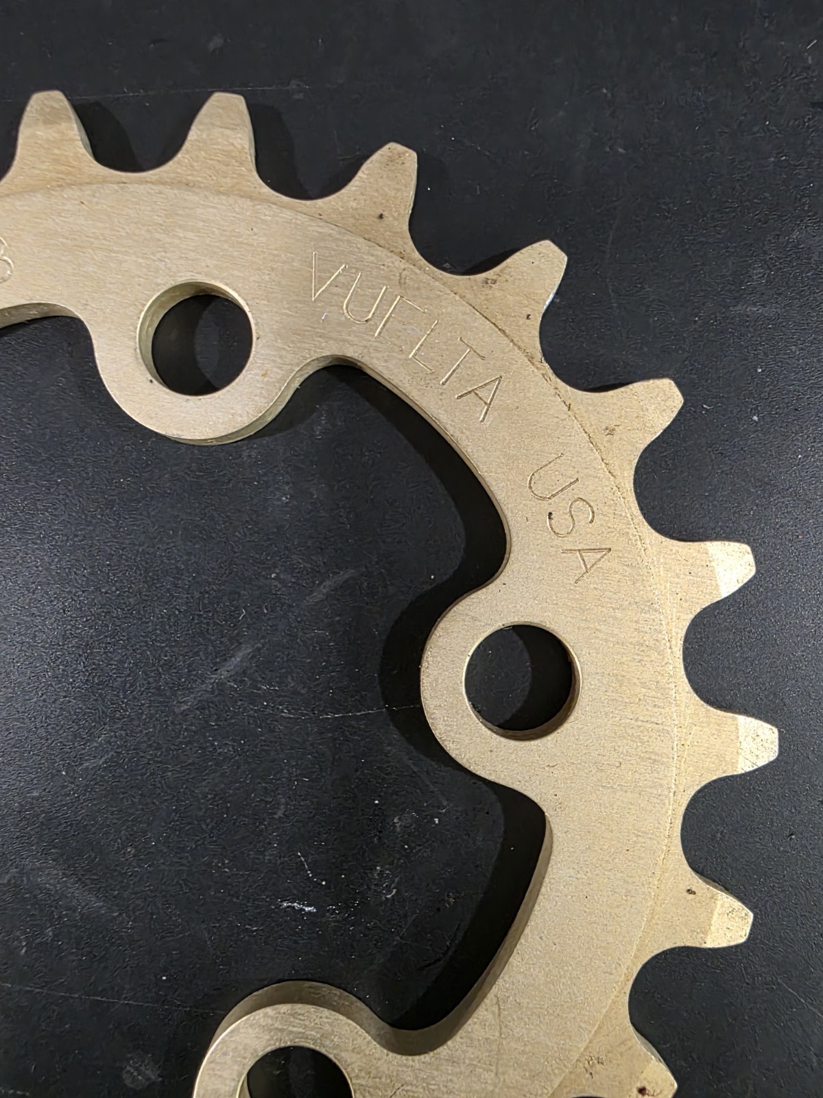 Vintage Vuelta USA ATB Chainring 22T 58mm BCD Gold NOS